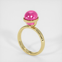 7.60 Ct. Ruby Ring, 14K Yellow Gold 2