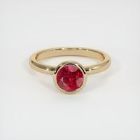 1.51 Ct. Ruby Ring, 14K Yellow Gold 1