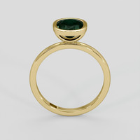 1.95 Ct. Bluish Green Sapphire Ring, 14K Yellow Gold 3