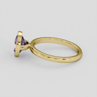 2.59 Ct. Purple Sapphire Ring, 14K Yellow Gold 4
