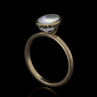 3.73 Ct. Sapphire Ring, 14K Yellow Gold 2