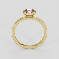 1.09 Ct. Pink Sapphire Ring, 14K Yellow Gold 3