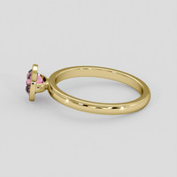 1.09 Ct. Pink Sapphire Ring, 14K Yellow Gold 4