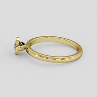 0.79 Ct. Green Sapphire Ring, 14K Yellow Gold 4