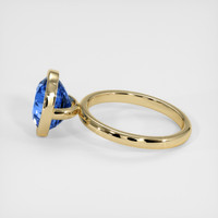 5.07 Ct. Bi Color Sapphire Ring, 18K Yellow Gold 4
