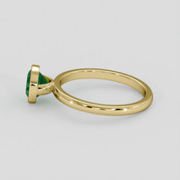 1.11 Ct. Emerald Ring, 18K Yellow Gold 4