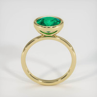 2.16 Ct. Emerald Ring, 18K Yellow Gold 3