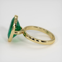 4.41 Ct. Emerald Ring, 18K Yellow Gold 4