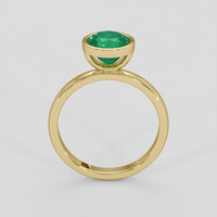 1.75 Ct. Emerald Ring, 18K Yellow Gold 3