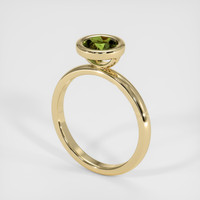 0.88 Ct. Gemstone Ring, 18K Yellow Gold 2