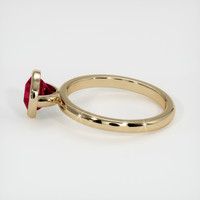 1.51 Ct. Ruby Ring, 18K Yellow Gold 4