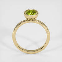 1.60 Ct. Yellowish Green Sapphire Ring, 18K Yellow Gold 3