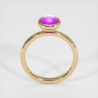 2.20 Ct. Purple Sapphire Ring, 18K Yellow Gold 3