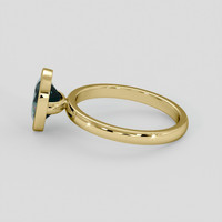 1.63 Ct. Bluish Green Sapphire Ring, 18K Yellow Gold 4