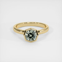 1.58 Ct. Sapphire Ring, 18K Yellow Gold 1
