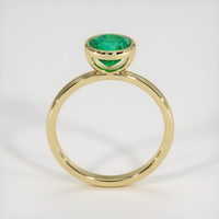 1.05 Ct. Emerald Ring, 18K Yellow Gold 3