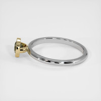 0.53 Ct. Sapphire Ring, 14K Yellow & White 4
