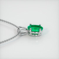 0.41 Ct. Emerald Pendant, Platinum 950 3