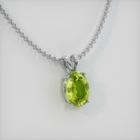 1.55 Ct. Gemstone Pendant, Platinum 950 2