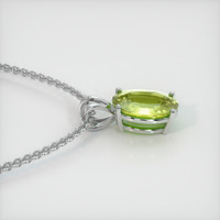 1.55 Ct. Gemstone Pendant, Platinum 950 3