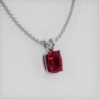 3.89 Ct. Gemstone Pendant, Platinum 950 2