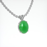 4.44 Ct. Gemstone Pendant, Platinum 950 2