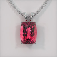 13.99 Ct. Gemstone Pendant, Platinum 950 1