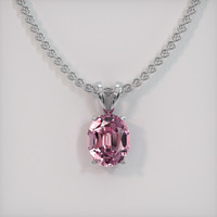 3.24 Ct. Gemstone Pendant, Platinum 950 1