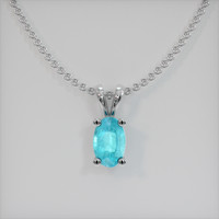 0.31 Ct. Gemstone Pendant, Platinum 950 1