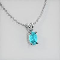 0.31 Ct. Gemstone Pendant, Platinum 950 2