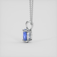 1.07 Ct. Blue Sapphire Pendant, Platinum 950 3