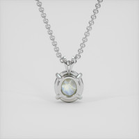 2.27 Ct. Yellow Sapphire Pendant, Platinum 950 4