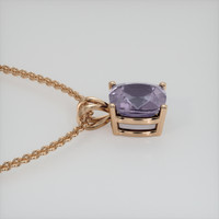 1.52 Ct. Gemstone Pendant, 14K Rose Gold 3