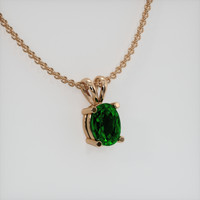0.72 Ct. Gemstone Pendant, 14K Rose Gold 2