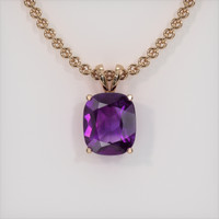 4.77 Ct. Gemstone Pendant, 14K Rose Gold 1