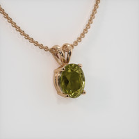 1.69 Ct. Gemstone Pendant, 14K Rose Gold 2