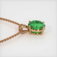 2.03 Ct. Gemstone Pendant, 14K Rose Gold 3