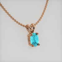 0.31 Ct. Gemstone Pendant, 14K Rose Gold 2