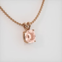1.58 Ct. Sapphire Pendant, 14K Rose Gold 2