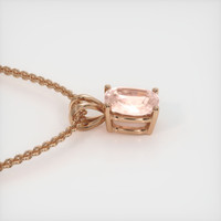 1.58 Ct. Sapphire Pendant, 14K Rose Gold 3