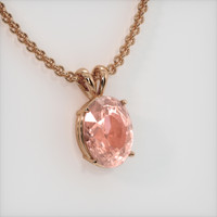 12.01 Ct. Sapphire Pendant, 14K Rose Gold 2