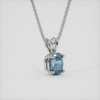 0.47 Ct. Alexandrite Pendant, 10K White Gold 2