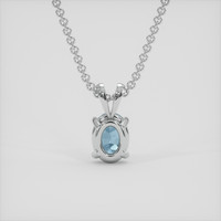 0.47 Ct. Alexandrite Pendant, 10K White Gold 4