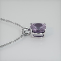 1.52 Ct. Gemstone Pendant, 14K White Gold 3