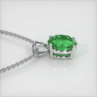 2.03 Ct. Gemstone Pendant, 14K White Gold 3