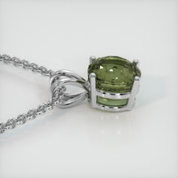 4.03 Ct. Gemstone Pendant, 14K White Gold 3