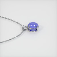 54.51 Ct. Blue Sapphire Pendant, 14K White Gold 3