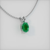 Emerald Pendant 0.76 Ct. 18K White Gold Preview