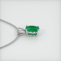 Emerald Pendant 0.76 Ct. 18K White Gold Preview