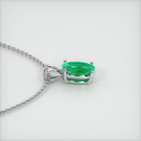 Emerald Pendant 1.11 Ct. 18K White Gold Preview